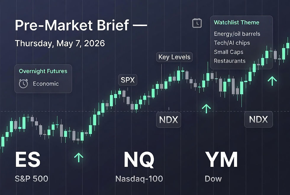 Pre-Market Brief — Thursday, May 7, 2026