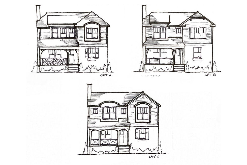 Home design sketches