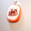 Thumbnail: Fused Glass Keychain with Buck Scenery Decal