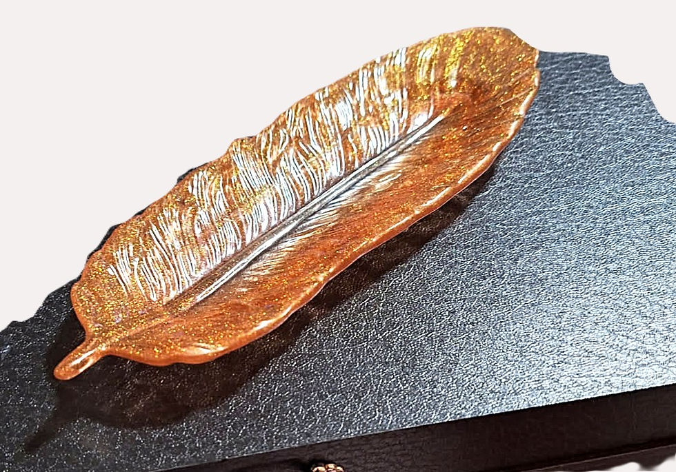 Thumbnail: Resin Feather Tray