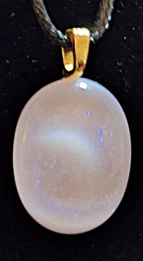 Thumbnail: Dichroic Fused Glass Pendant