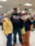 Jill Martin and radio host Blind Andy