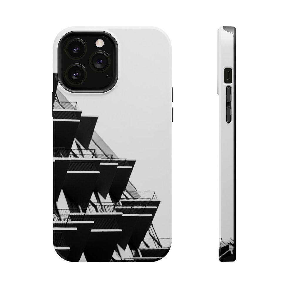 Minimalistic photo magnetic phone case
