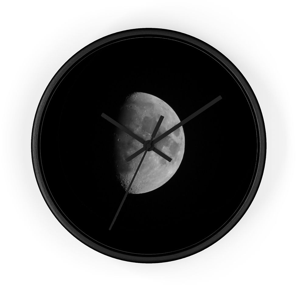 Moon photography home decor
