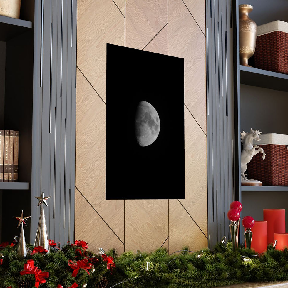 Thumbnail: Melies Shoots The Moon Poster Black and White Lunar Photography