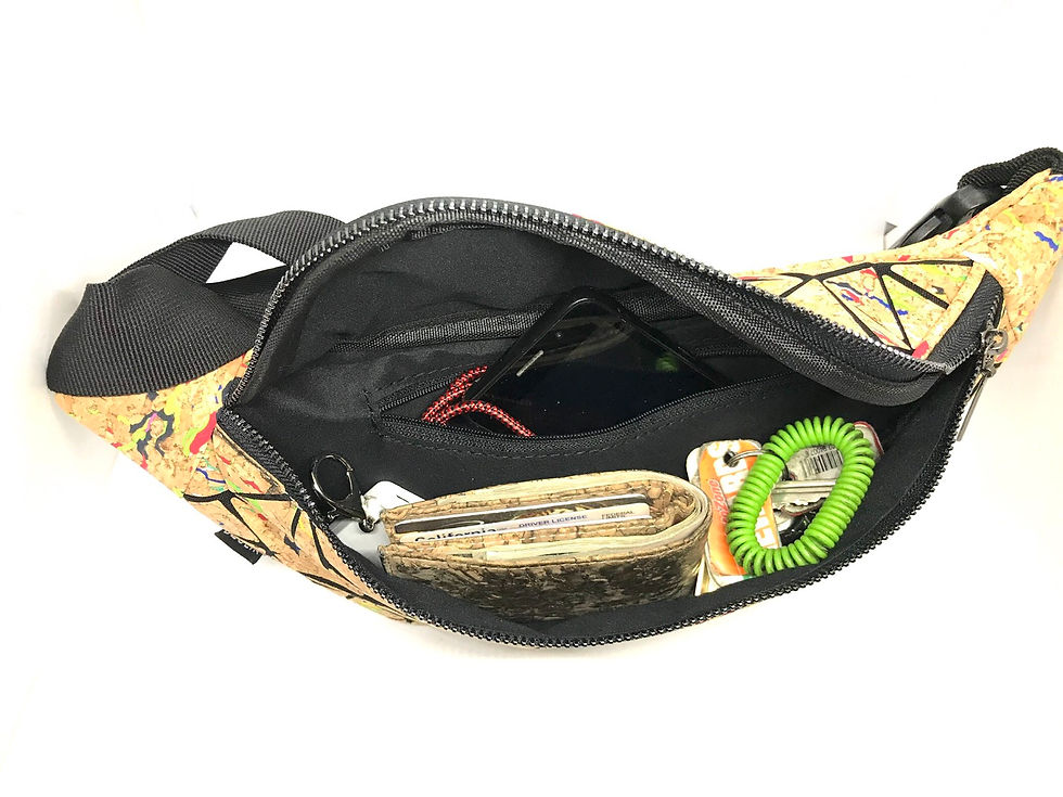 Thumbnail: Geometric fanny pack - multiple colors