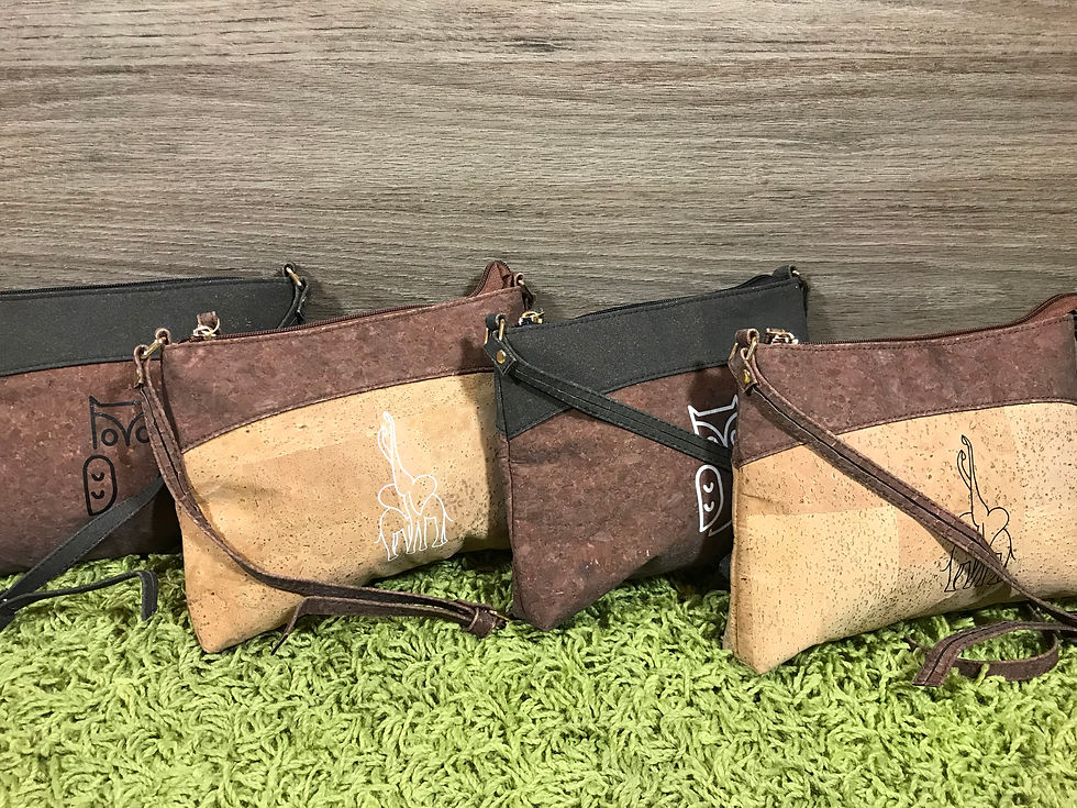 Thumbnail: Dark brown purse with owl