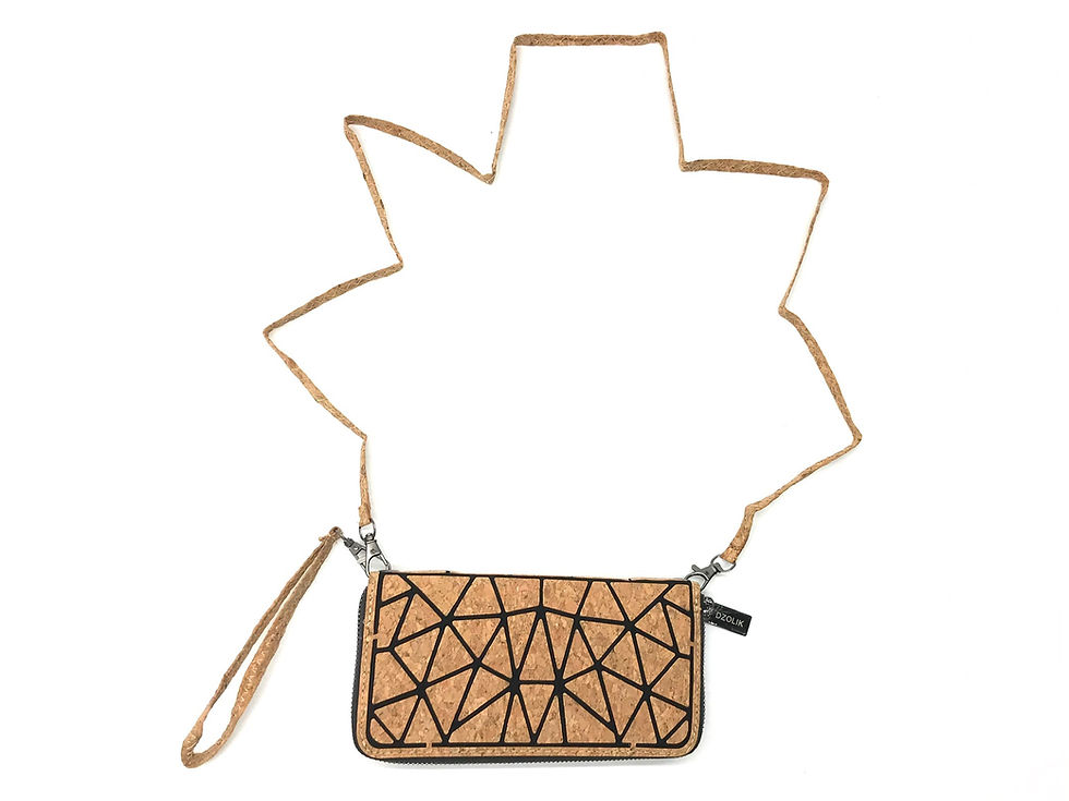 Thumbnail: Long zipper geometric wallet