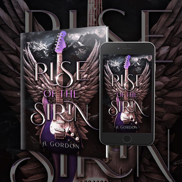 Cover of Rise of the Siren, a fantasy romance novel by author Alex Gordon.
