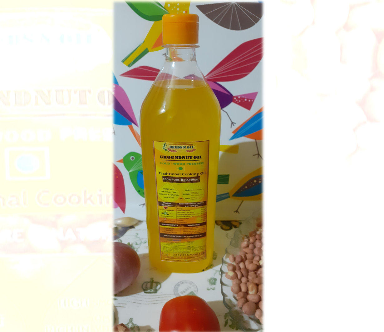 Cold Pressed Peanut / Groundnut Oil