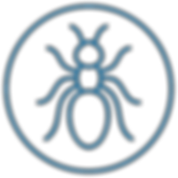 Blue ant logo inside a circle, representing Ecokil Pest Control Tagbilaran City.