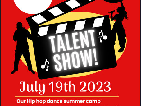 We're having another talent show and the excitement is on!