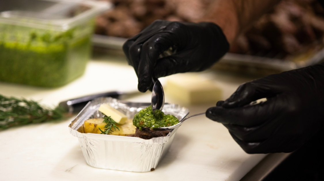 Arranged Food and Objects