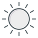 Ilustração representando raios de sol