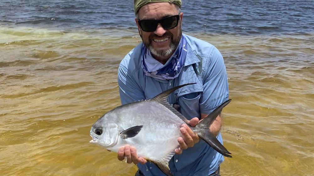 Permit caught during Belize spring season