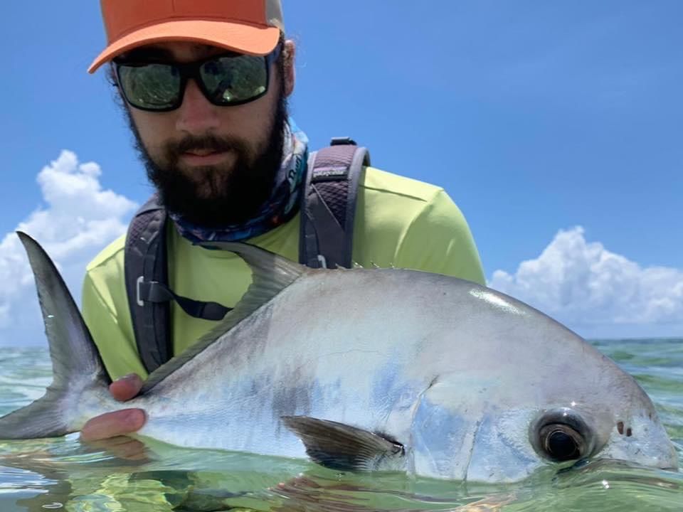 Capt. Will with a permit