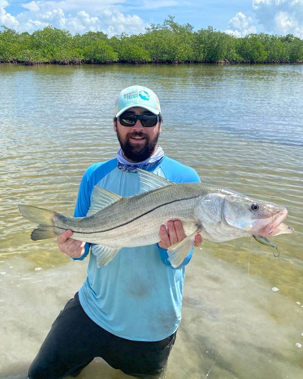 Snook caught near the mangroves