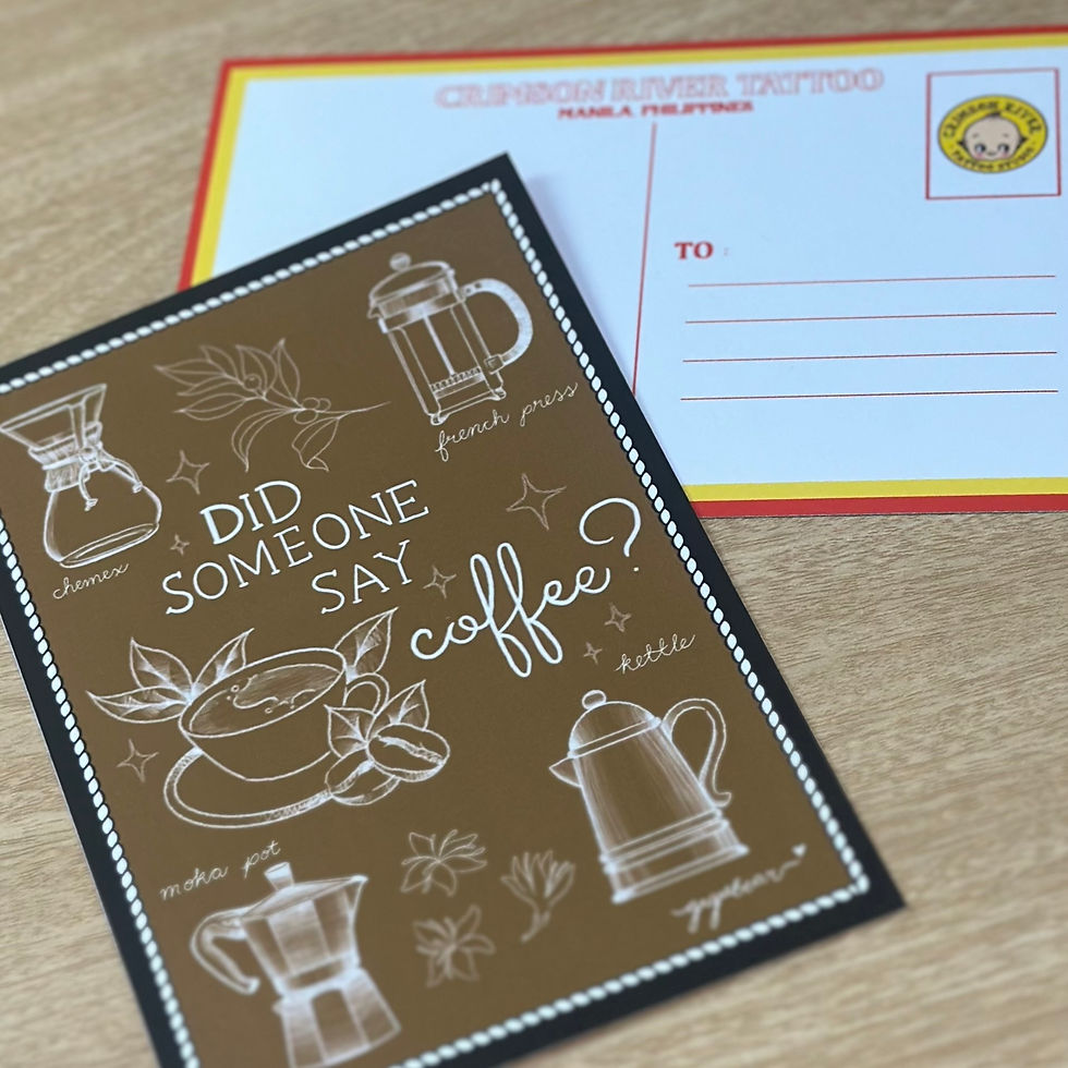 Thumbnail: Coffee Fest postcards by Gigiebear