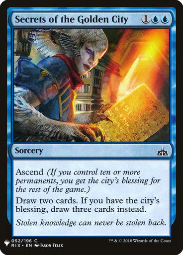 Secrets of the Golden City (PLST) (RIX-52)