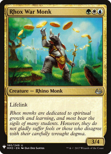 Rhox War Monk (PLST) (MM3-180)