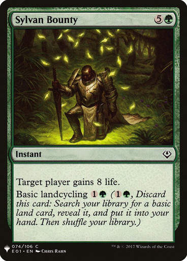 Sylvan Bounty (PLST) (E01-74)