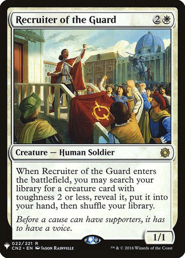 Recruiter of the Guard (PLST) (CN2-22)
