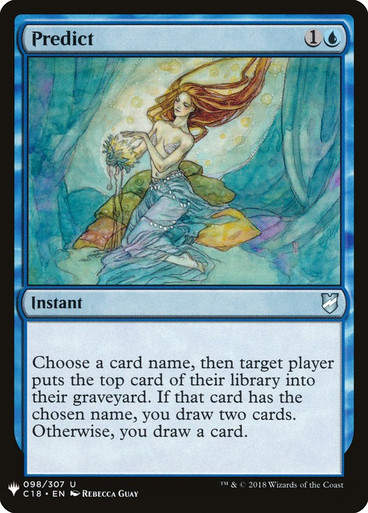 Predict (PLST) (C18-98)