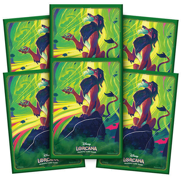 Disney Lorcana Card Sleeves - Scar - Vengeful Lion (65-Pack)