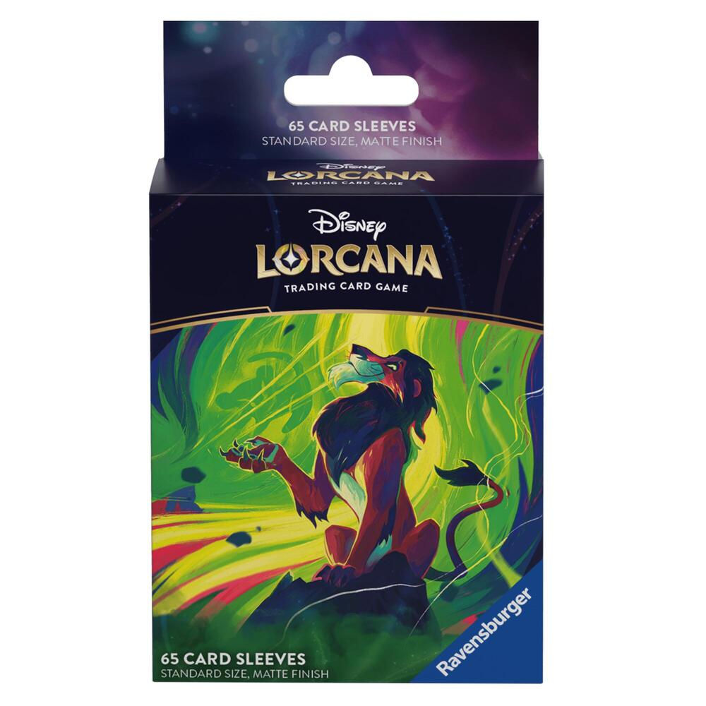 Disney Lorcana Card Sleeves - Scar - Vengeful Lion (65-Pack) — cara 2 de 2