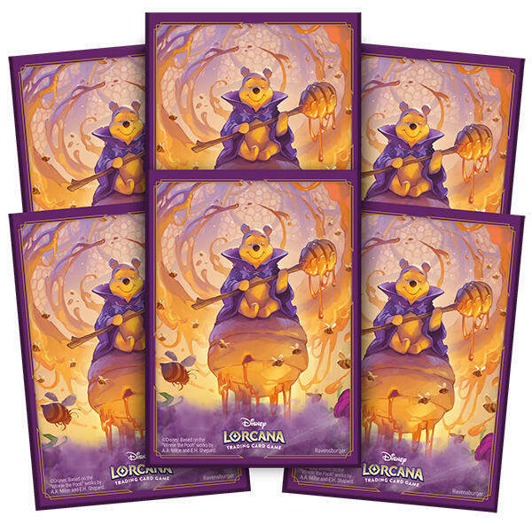 Disney Lorcana Card Sleeves - Winnie the Pooh - Hunny Wizard (65-Pack)