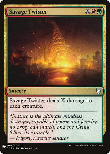 Savage Twister (PLST) (C18-190)