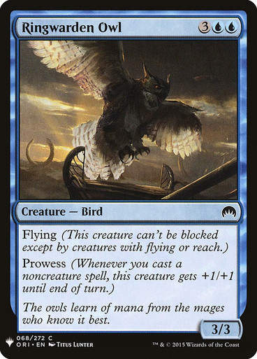 Ringwarden Owl (PLST) (ORI-68)