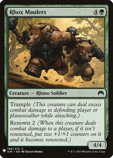 Rhox Maulers (PLST) (ORI-196)