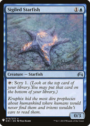 Sigiled Starfish (PLST) (ORI-73)