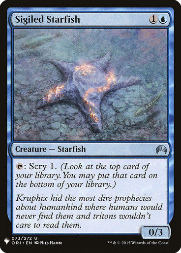 Sigiled Starfish (PLST) (ORI-73)