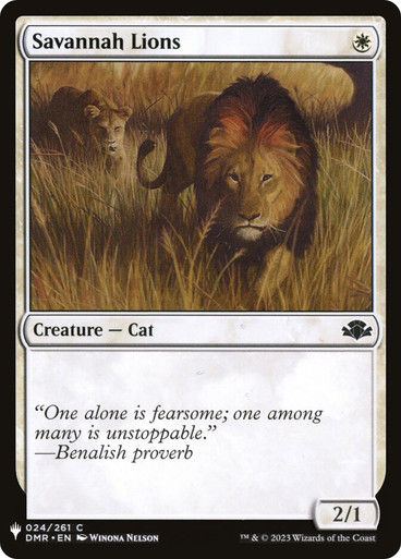 Savannah Lions (PLST) (A25-33)