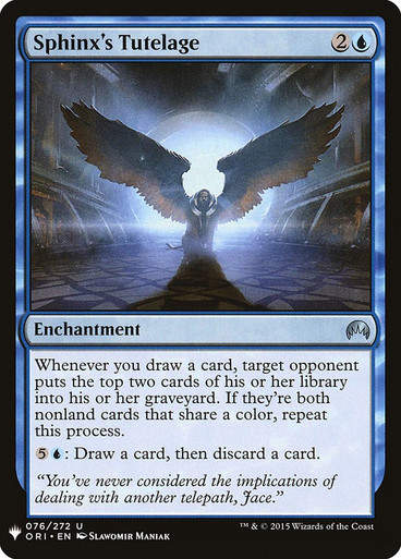 Sphinx's Tutelage (PLST) (ORI-76)