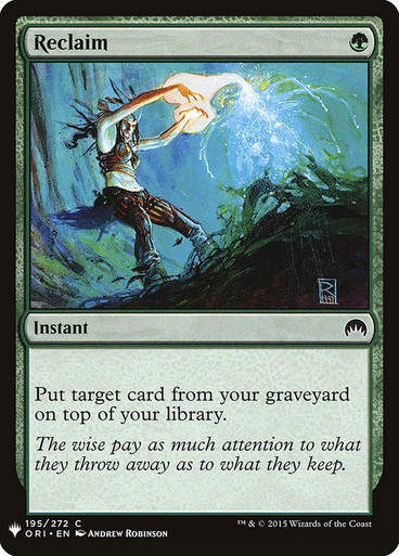 Reclaim (PLST) (ORI-195)