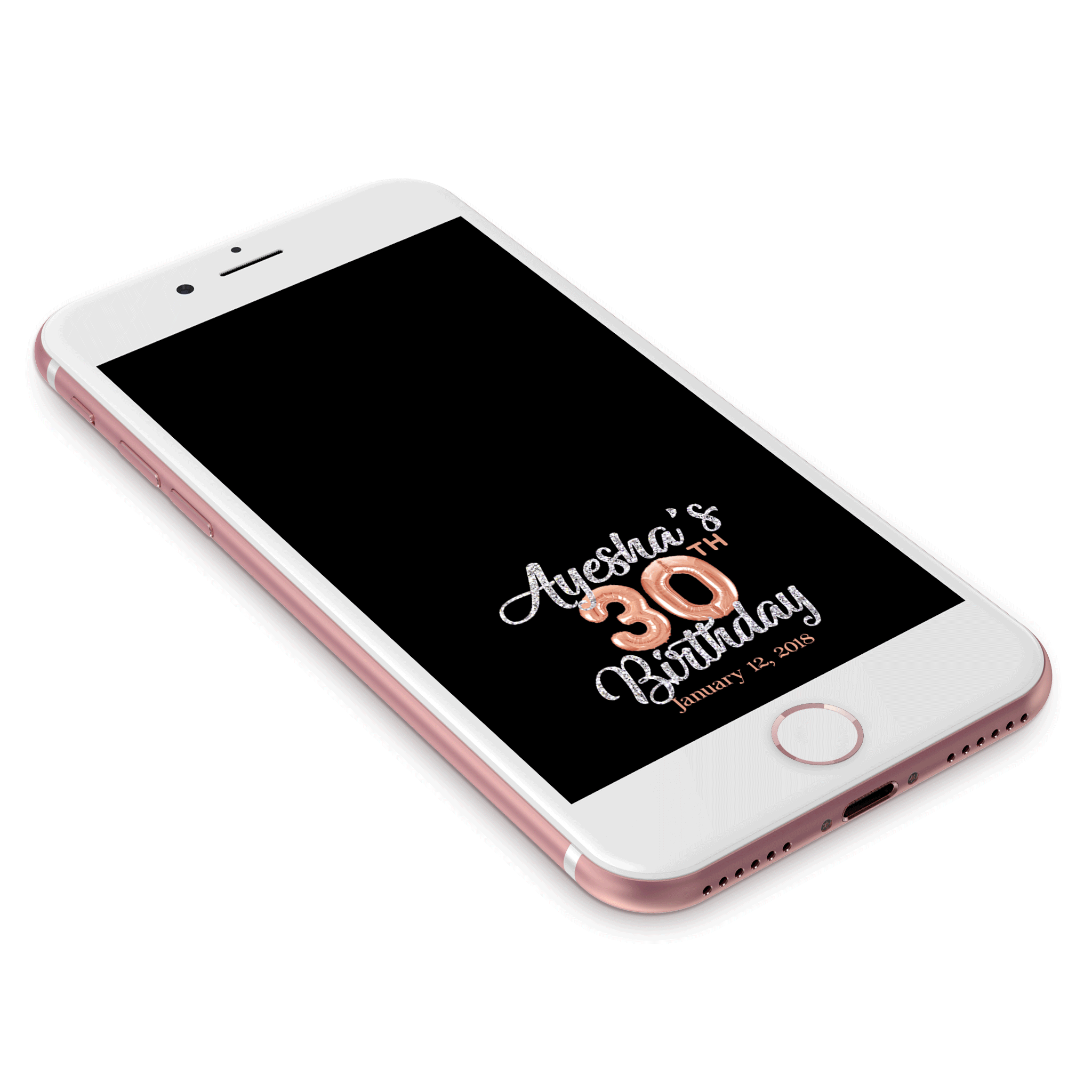 30th Birthday SnapChat Geo Filter