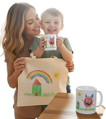 Little Da Vinci_mom&boy