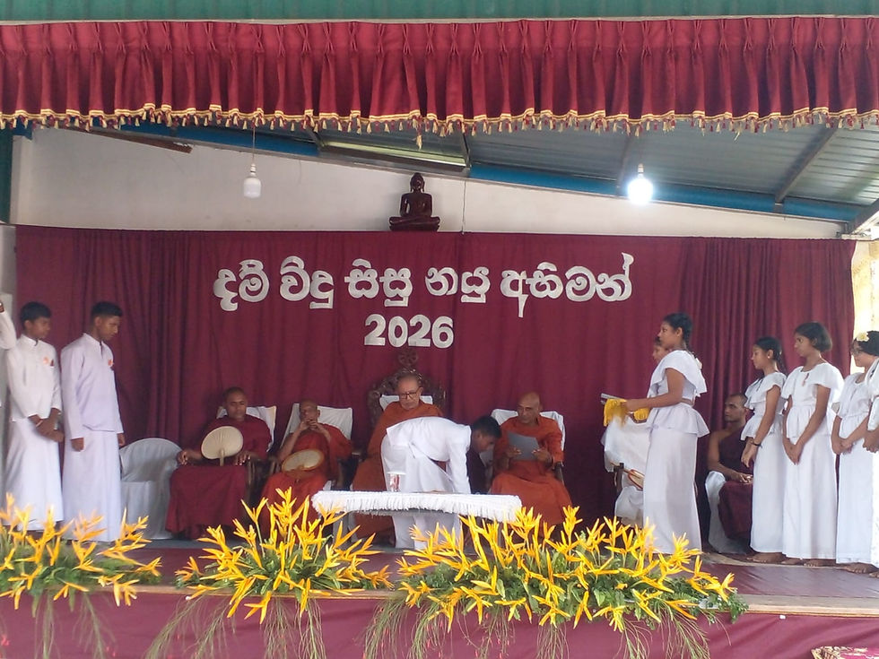 Dhamma School Support at Jayasumanarama Buddhist Vihara