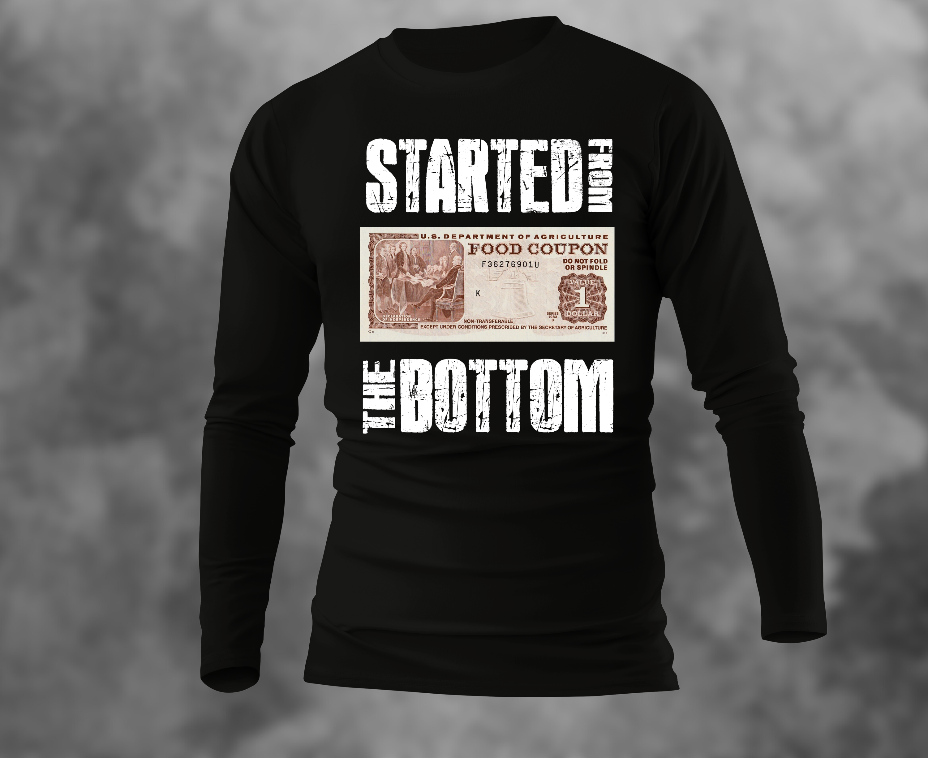 Dollar Bill Food Coupon