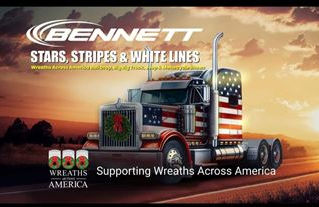 Wreaths Across America's Trucking Tributes Presents Stars, Stripes, and White Lines at the Atlanta Motor Speedway