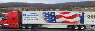 Wreaths Across America's Trucking Tributes Presents Stacie and Mark Dennis with TA Dedicated