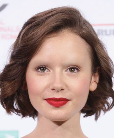how lily collins will look without eyebrows