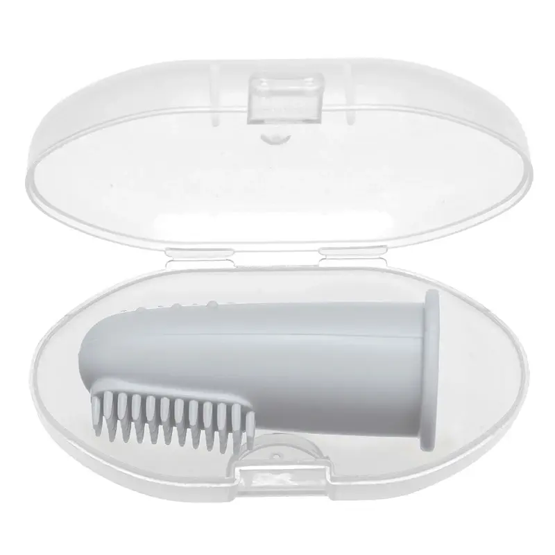 Thumbnail: Baby Soft Finger Toothbrush BPA Free Silicone Infant Tooth Teeth Clean Brush