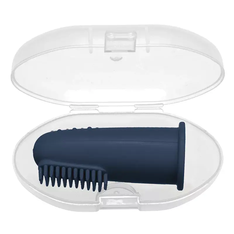 Thumbnail: Baby Soft Finger Toothbrush BPA Free Silicone Infant Tooth Teeth Clean Brush