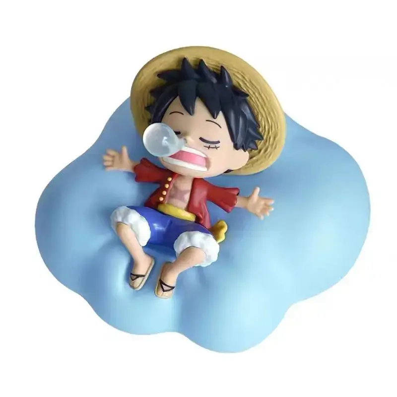 Miniatura: One Piece Luffy Zoro Nami Sanji Night Light Anime Figure Lamp Soft Light Bedroom