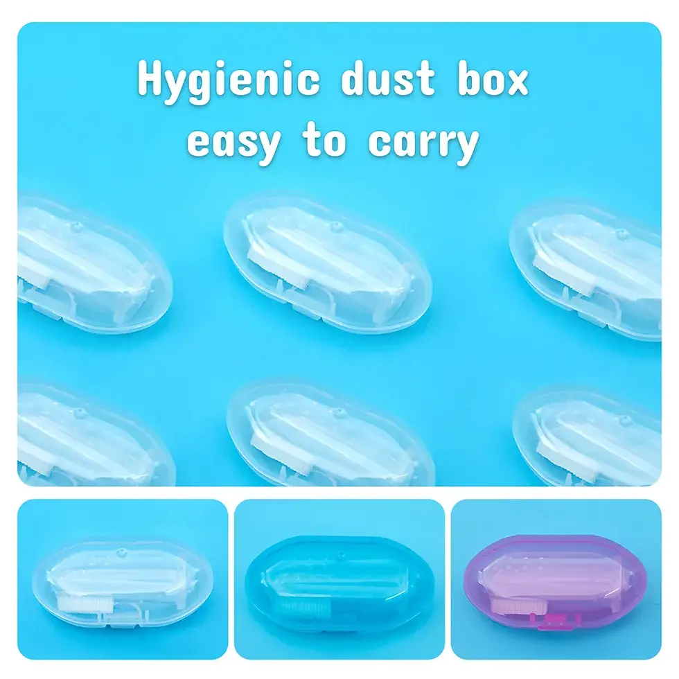 Thumbnail: Baby Soft Finger Toothbrush BPA Free Silicone Infant Tooth Teeth Clean Brush