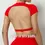 Thumbnail: Sports Shirts Breathable Workout Tops Fitness Sportswear Female Backless Yoga